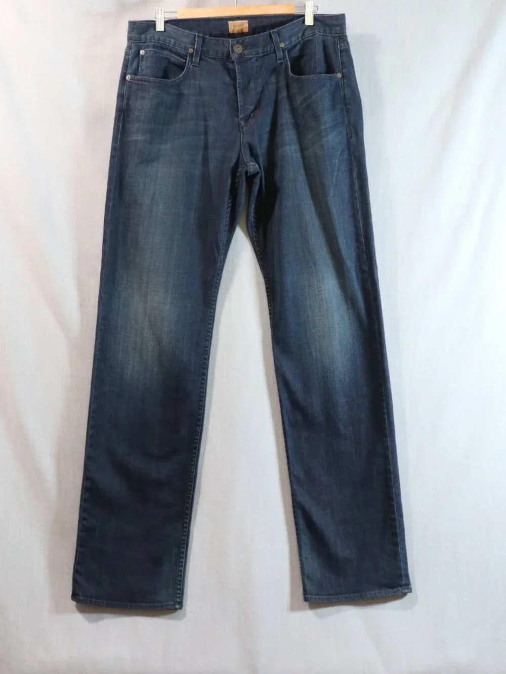 VTG Hudson Clifton Jeans Made in Los Angelos USA | Raw Indigo Denim 34 x 36 Tall - Picture 6 of 16